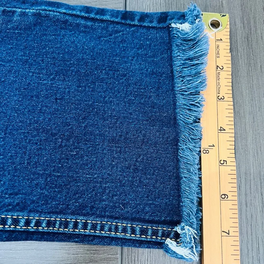 Levi's 511 Jeans Men's Size 38x30 Blue Altered Cut Raw Hem Measures 38x26